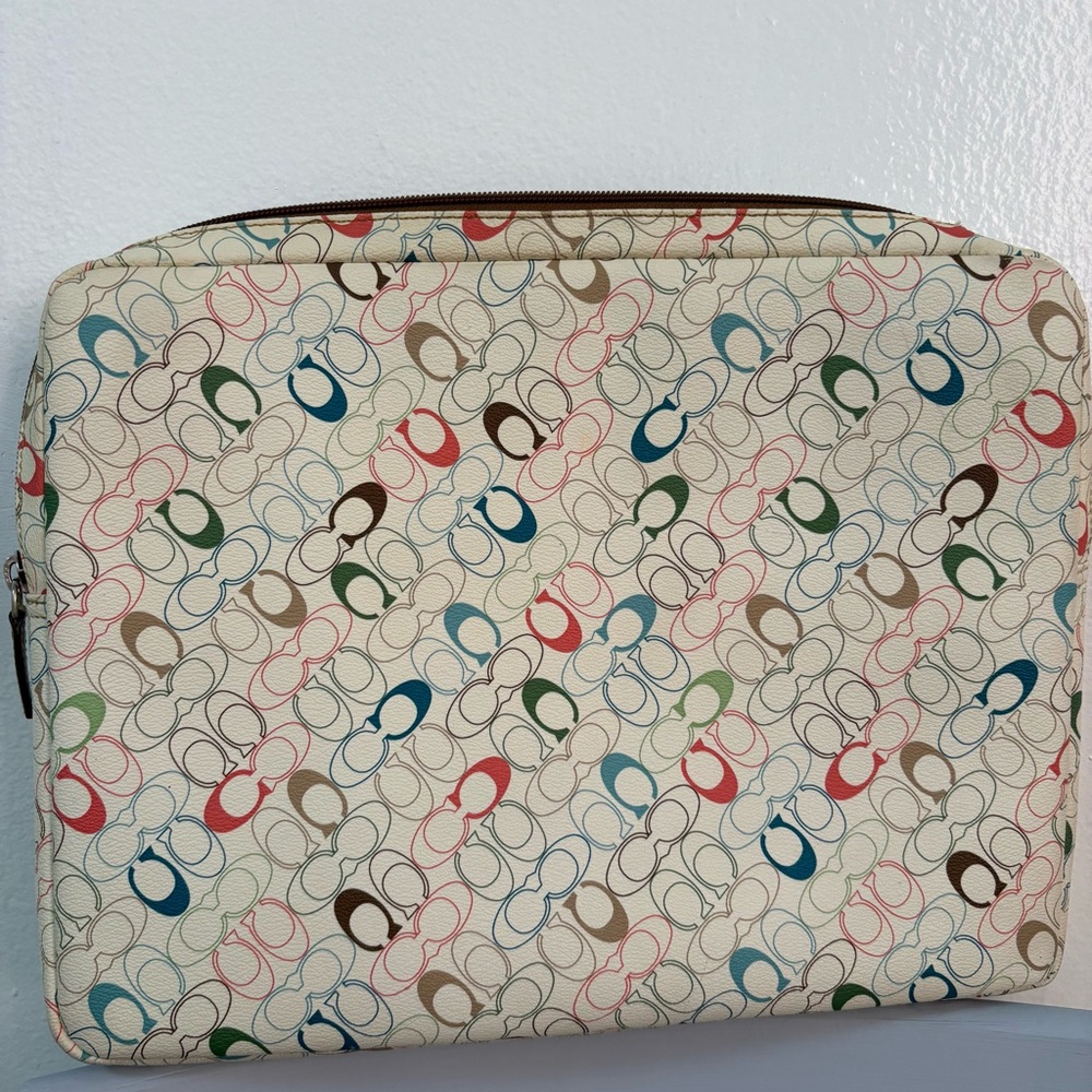 Coach Colorful Patterned Laptop Sleeve - Picture 2 of 10